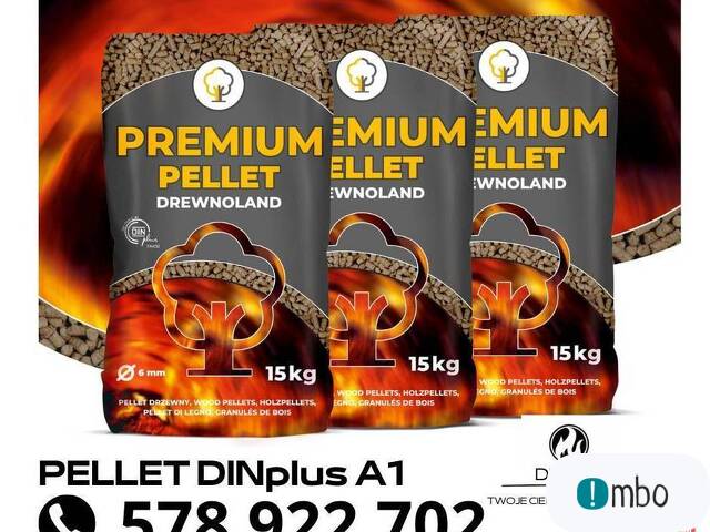 Pellet Premium DINPLUS A1 iglasty-sosnowy 6mm Straszęcin - 1